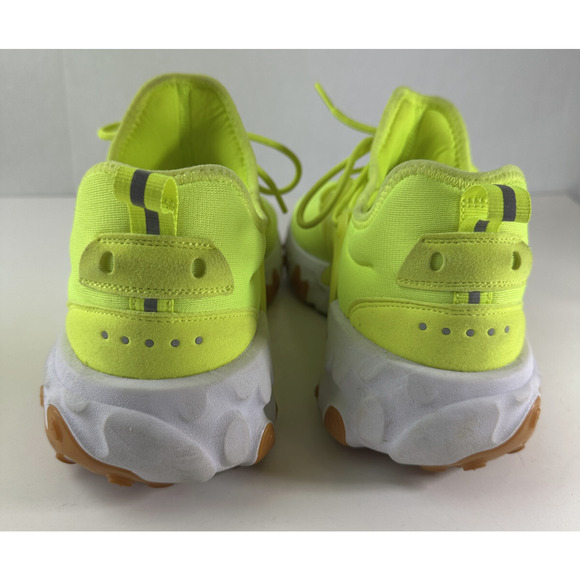 Nike Running Shoes Men's Size 11 React Presto AV2605-702 Neon Yellow Volt White - Picture 15 of 16